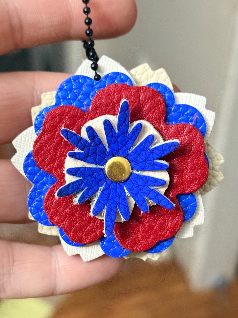 Handmade Floral Bag Charm